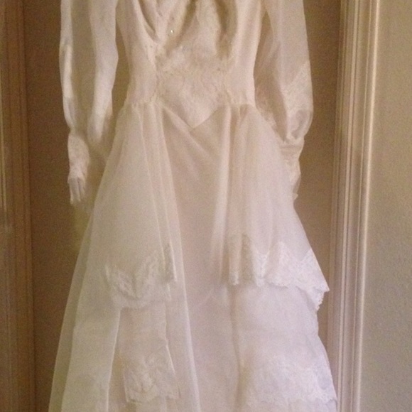 70's wedding dress